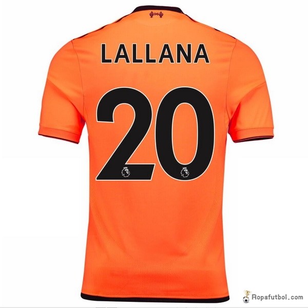 Camiseta Liverpool Replica Tercera Ropa Lallana 2017/18